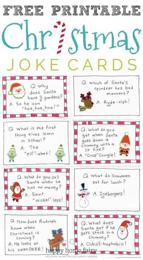 Christmas Jokes Printable